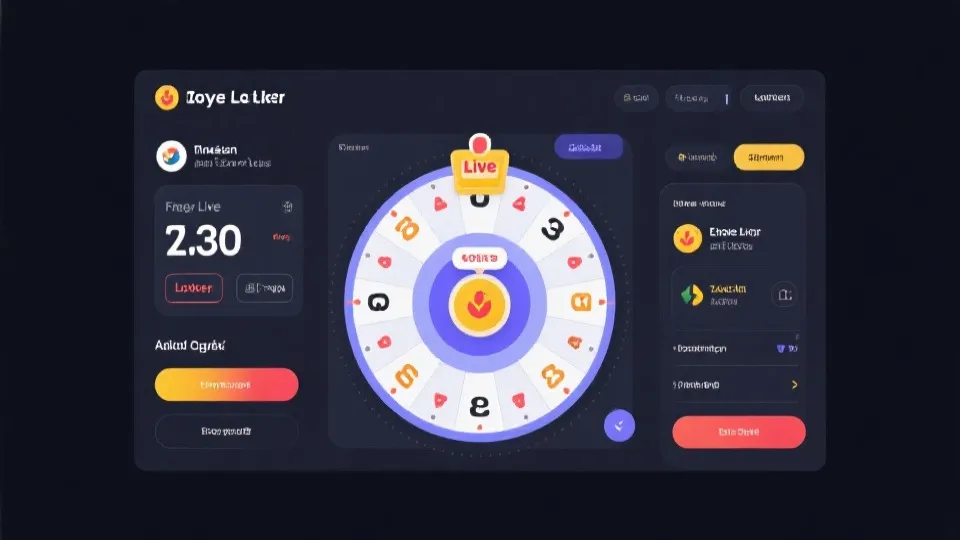 开奖直播面板示意图